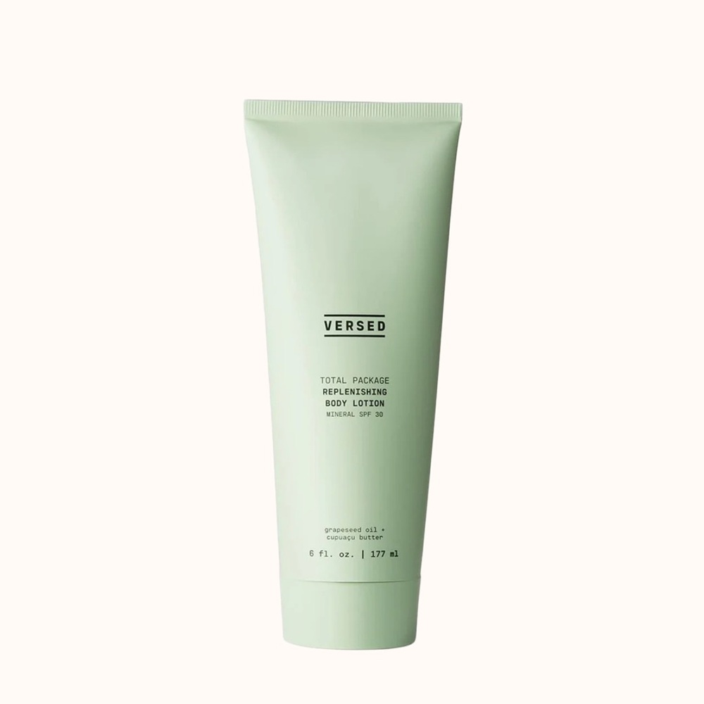 Versed Total Package Replenishing Body Lotion Mineral SPF 30 6 ounce Full Size